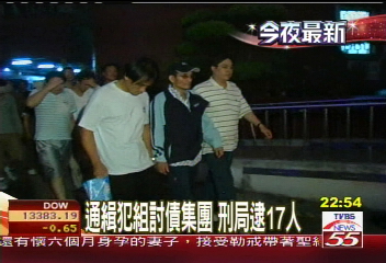 通緝犯組討債集團　刑局逮17人
