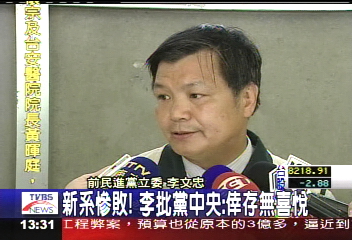 十一寇只剩他！　李文忠贏初選再批游