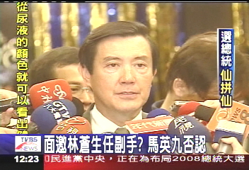 面邀林蒼生任副手? 馬英九否認