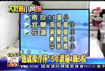 「他就像浮萍」　5年讀遍4縣6校