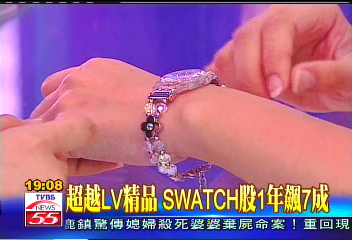 超越LV精品 SWATCH股1年飆7成