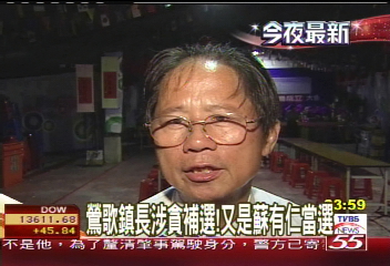 鶯歌鎮長涉貪補選！　又是蘇有仁當選