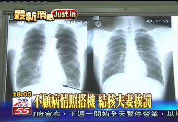 結核病患違法搭機 276人恐感染