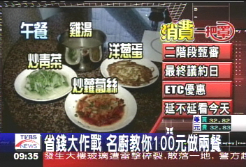 【消費一把罩】省錢大作戰 名廚教你100元做2餐
