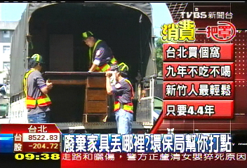 【消費一把罩】廢棄家具丟哪裡？　環保局幫你打點