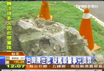 台啤陳世念 疑駕車肇事兄頂罪