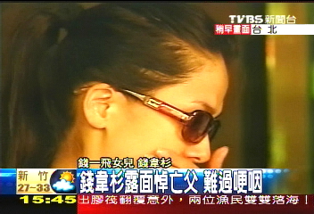 籃壇教父/錢韋杉素顏現身 悼亡父哽咽不語