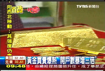 【消費一把罩】金價飆 買黃金貴投資黃金賺
