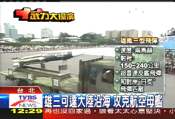 國慶活動/裸彈登場 雄三弓三首度公開亮相