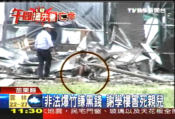 爆竹大火/非法爆竹賺黑錢 謝學樓害死親兒