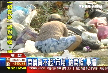 節儉?日子難過? 撿菜族:爛菜變少