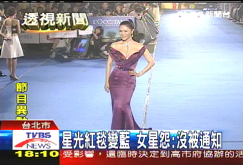 金鐘獎/星光紅毯變藍 女星怨:沒被通知