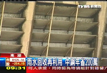 雨水回收再利用　中鋼年省200萬