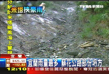 米塔颱風/800公厘豪雨沖刷 蘇花公路一度坍