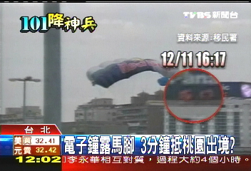 鐵金剛101/電子鐘露馬腳 3分鐘抵桃園出境?