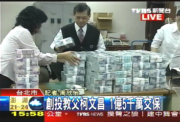 創投教父柯文昌 1.5億交保創紀錄