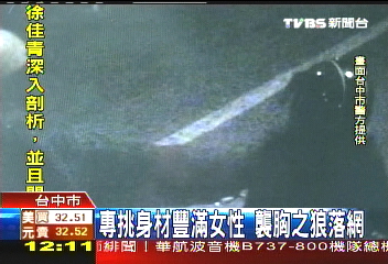 專挑身材豐滿女性 襲胸之狼落網