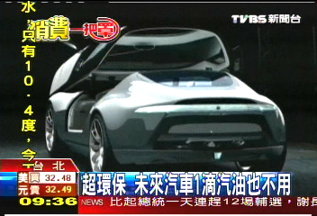 【消費一把罩】超時尚 未來汽車1滴汽油也不用