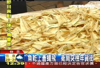 突擊年貨體檢　業者嗆「作秀啦」
