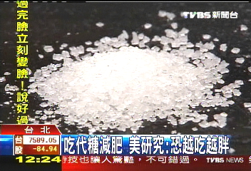 吃代糖減肥 美研究:恐越吃越胖