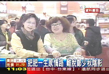 肥肥病逝/肥肥一生感情路 難脫鄭少秋陰影