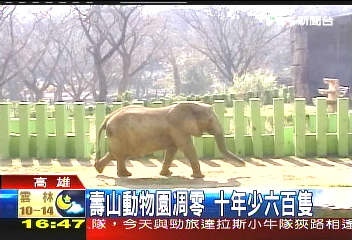 壽山動物園凋零 10年少6百隻