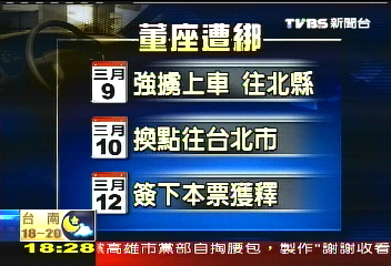北海董座遭綁! 驚魂3日勒贖2億