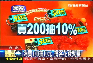 〈獨家〉消費100抽10元 攬客花錢就賺