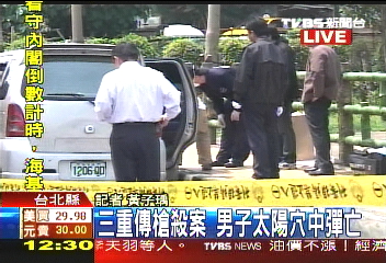左太陽穴中彈 男子陳屍轎車內