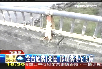 被評危橋 公路局緊急派人檢測