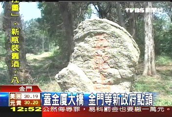 蓋金廈大橋 金門等新政府點頭