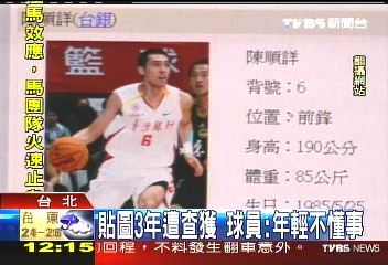 SBL/SBL球星陳順詳 色情網貼圖遭辦