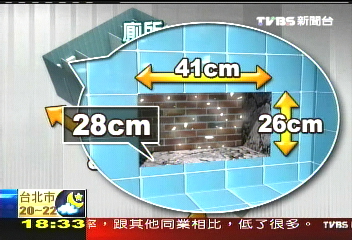 越獄!越勞衣架鑿牆 水龍頭挖洞