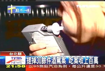 警涉縱放酒駕肇事　付錢就不法辦