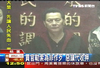 買官勒索為非作歹　惡鎮代收押