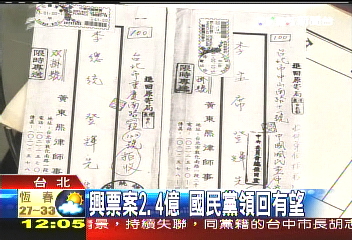 國民黨要領2.4億 得提告確認債權