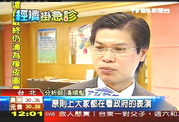政院祭8大措施 台股開盤漲53點