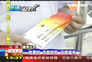 劉翔退賽　決賽門票降價大拋售