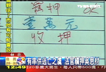戲劇化! 依誣告、偽文起訴吳思材