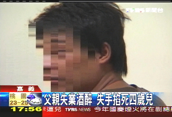 父親失業酒醉 失手掐死4歲兒