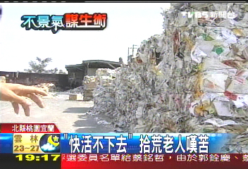 回收價格大跌！　拾荒生意難做