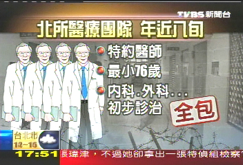 北所4醫師年近八旬　難應付扁絕食