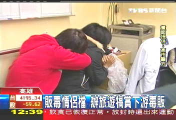 販毒情侶檔　辦旅遊犒賞下游毒販