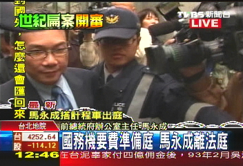 〈快訊〉檢察官質疑馬永成律師 為扁辯論