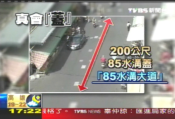 〈獨家〉百公尺85水溝蓋　水果街變水溝街