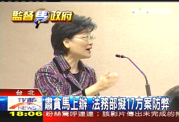 辦扁案想方案? 法部肅貪脈絡可循