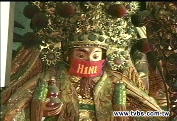 口罩不離! 神明警示「封口」防疫