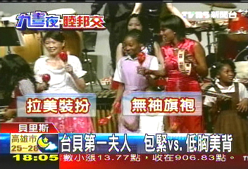 久睦專案/拚外交 「酷酷嫂」衣漂洋過海尺度開