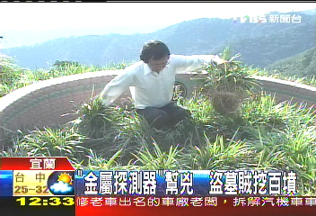 「金屬探測器」幫兇 盜墓賊挖百墳