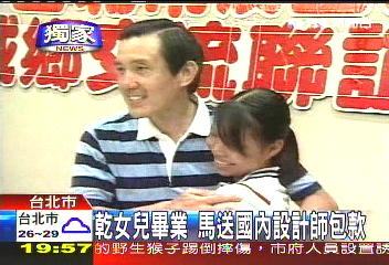〈獨家〉乾女兒畢業　馬送國內設計師包款